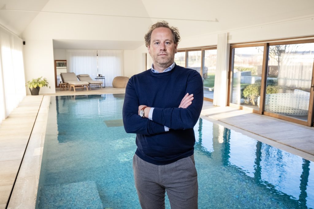 Jeroen Van Wauwe, CEO of Pollet Pool Group, professional portrait