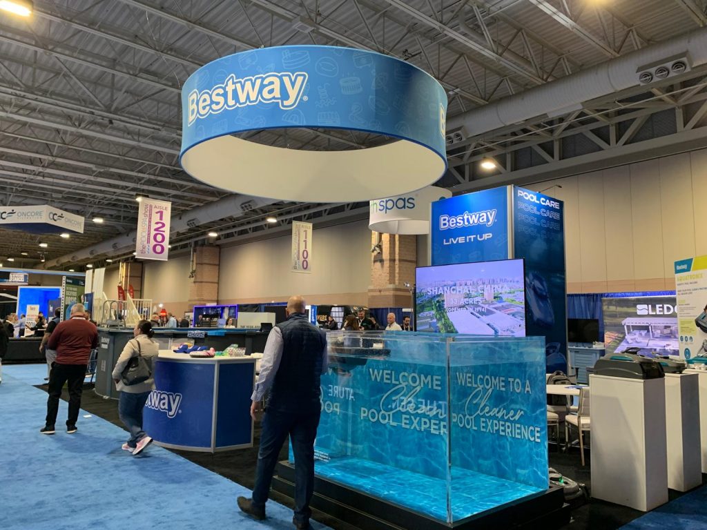 All the big names in the pool and spa industry at the Atlantic City trade show