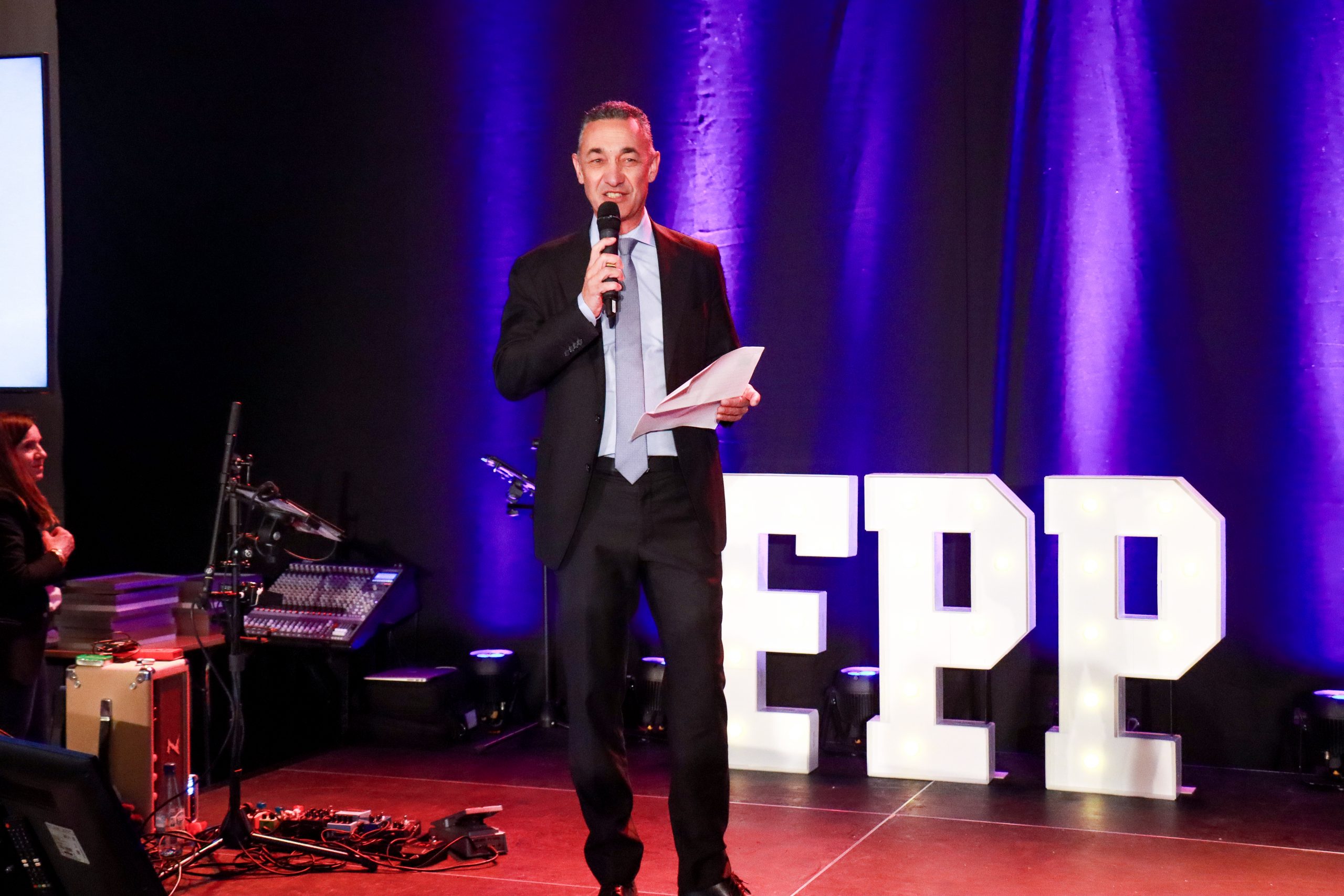 Stéphane Figueroa, FPP President, giving a speech at the 2026 Assises in Dijon.