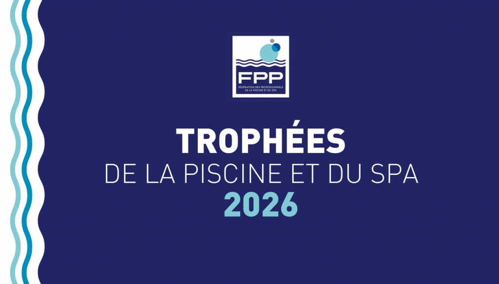Logo des trophées de la piscine et du spa organisées par la FPP