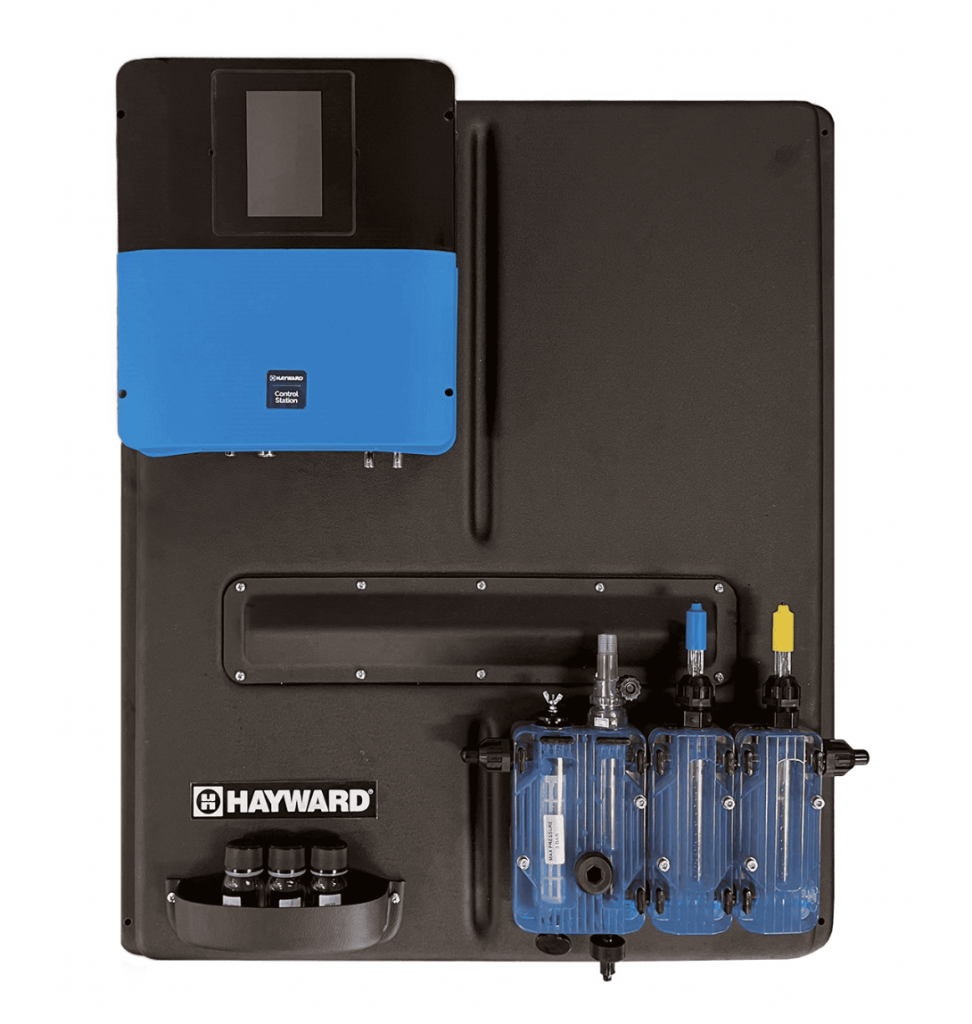 Hayward Control Station intelligent pool control unit centralizing water treatment and equipment management