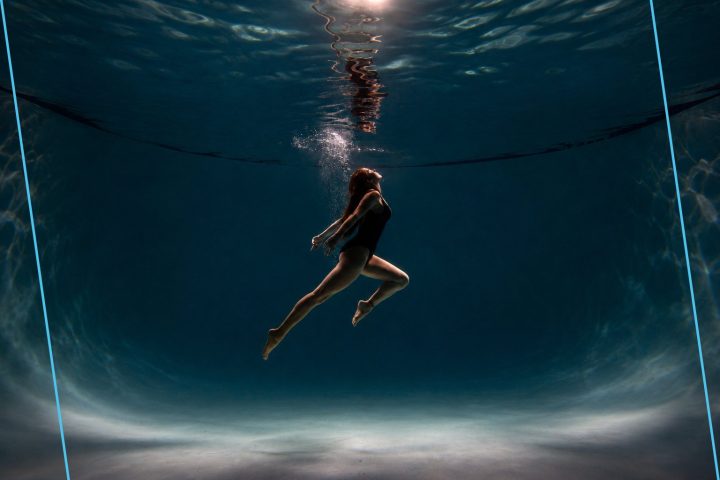 SPATEX 2027 key visual showing a swimmer underwater in a pool